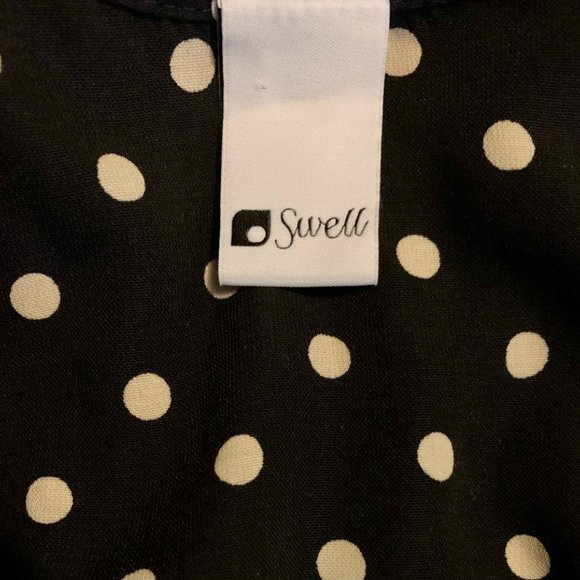 NEW Swell polka dot sunny shoulder ruffled romper - Picture 3 of 7